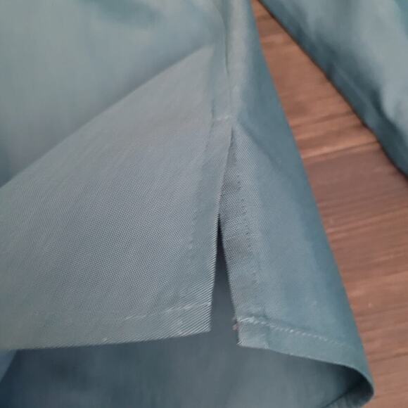 Foxcroft NYC Womens Button Up Top 8 Shaped Blue 100% Cotton Heritage Non Iron - Picture 3 of 7